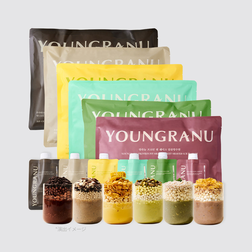 ヨンラニュー（YOUNGRANU）プロテインフィットシェイク[7包入り]