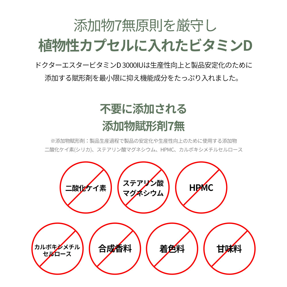 ドクターエスタービタミンD 3000IU